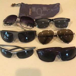 Assorted Fossil sunglasses